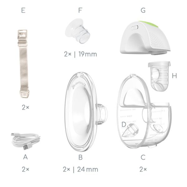 Ardo Melia handsfree borstkolf (set van 2) - Afbeelding 7